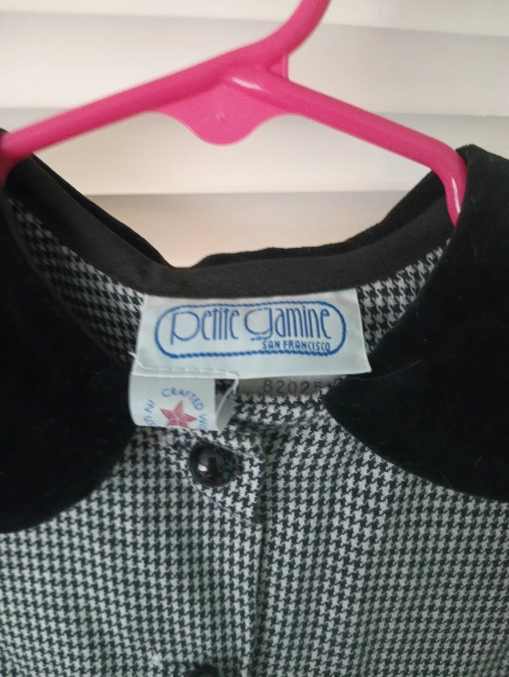 Vintage 80s/90s Petite Gamine 2T Girls romper jumpsuit made in USA